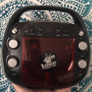 The Voice boom box